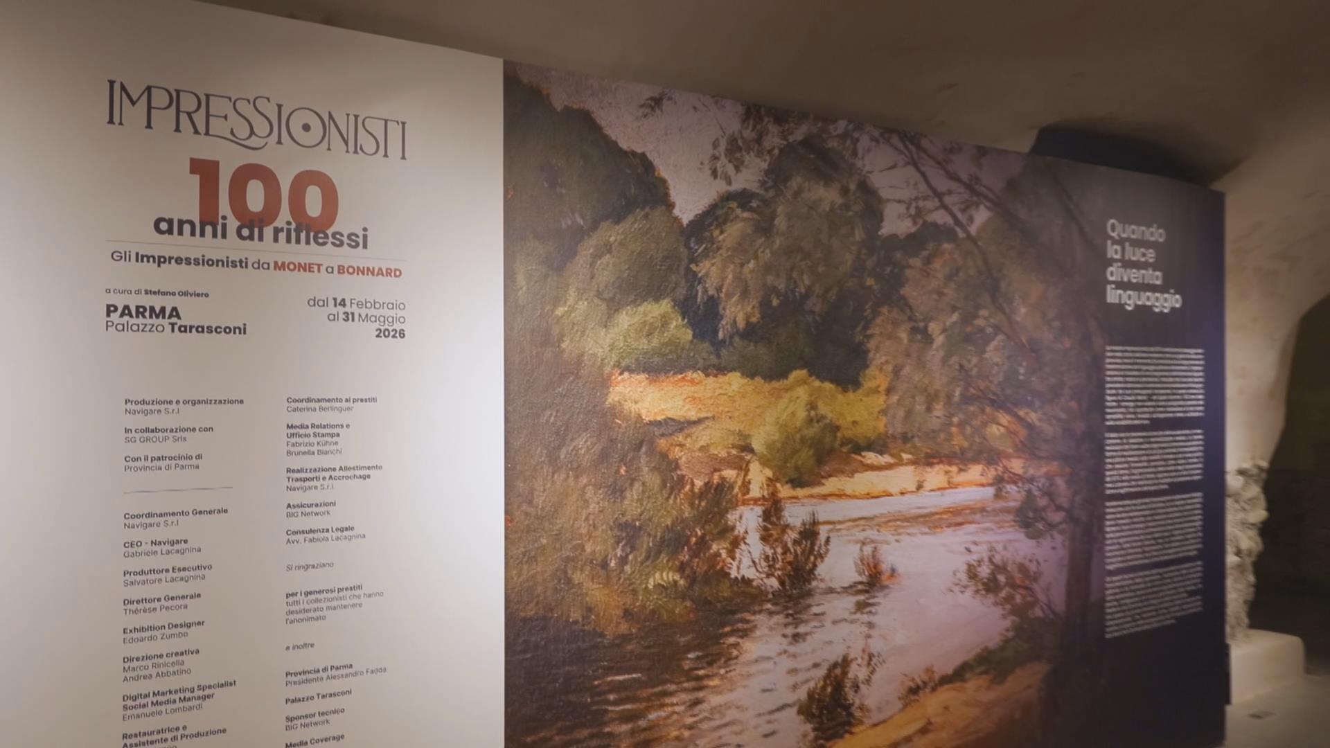 PALAZZO TARASCONI: APERTA LA MOSTRA "IMPRESSIONISTI, 100 ANNI DI ...